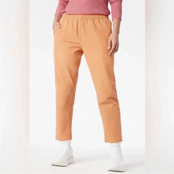 Outdoor Voices Rec Trek Pants Orange Women’s Small Hiking Camping Athletic Trail - Picture 1 of 13